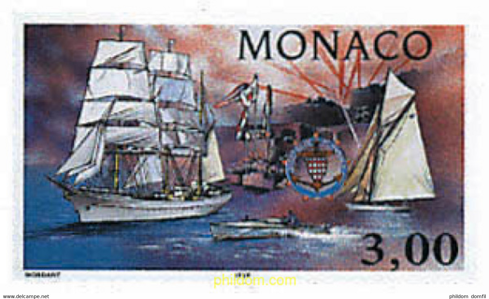 67072 MNH MONACO 1996 CLUB DE VELA DE MONACO - Autres & Non Classés