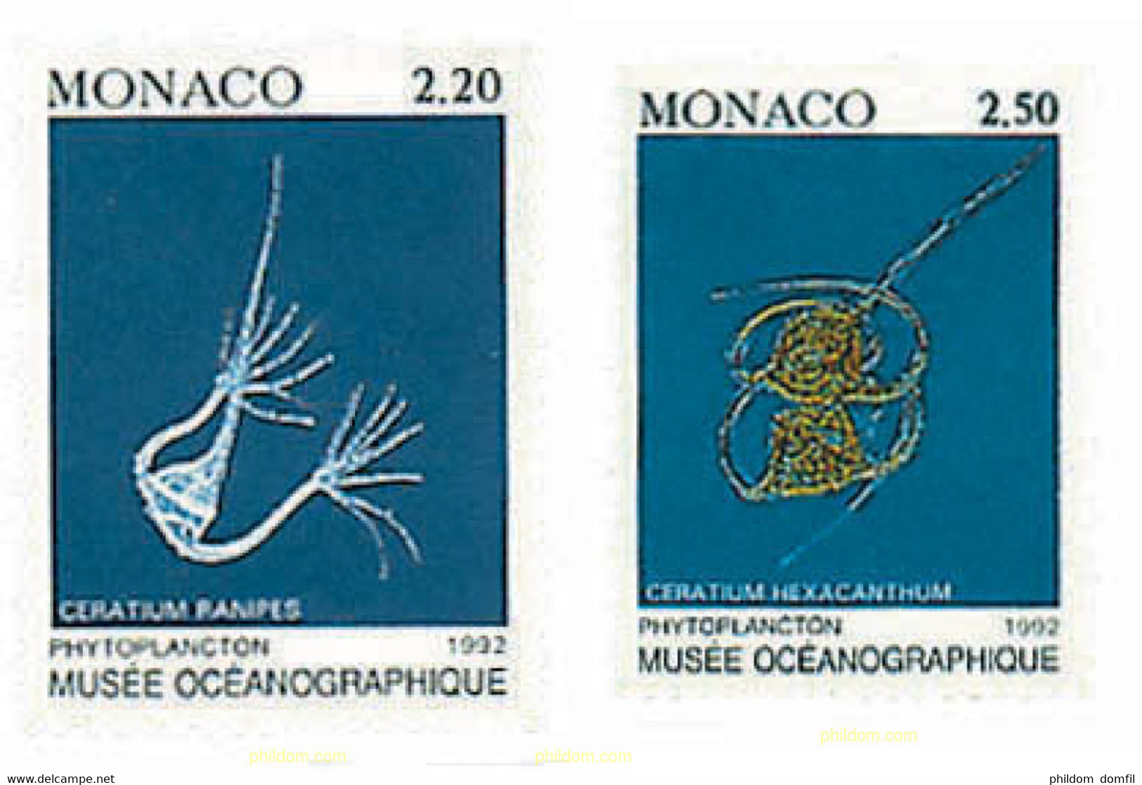 32589 MNH MONACO 1992 PROTECCION DEL MEDIO AMBIENTE MARINO - Andere & Zonder Classificatie