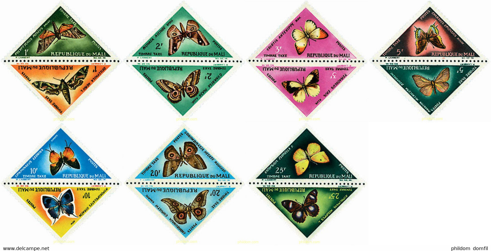 5495 MNH MALI 1964 MARIPOSAS - Spinnen