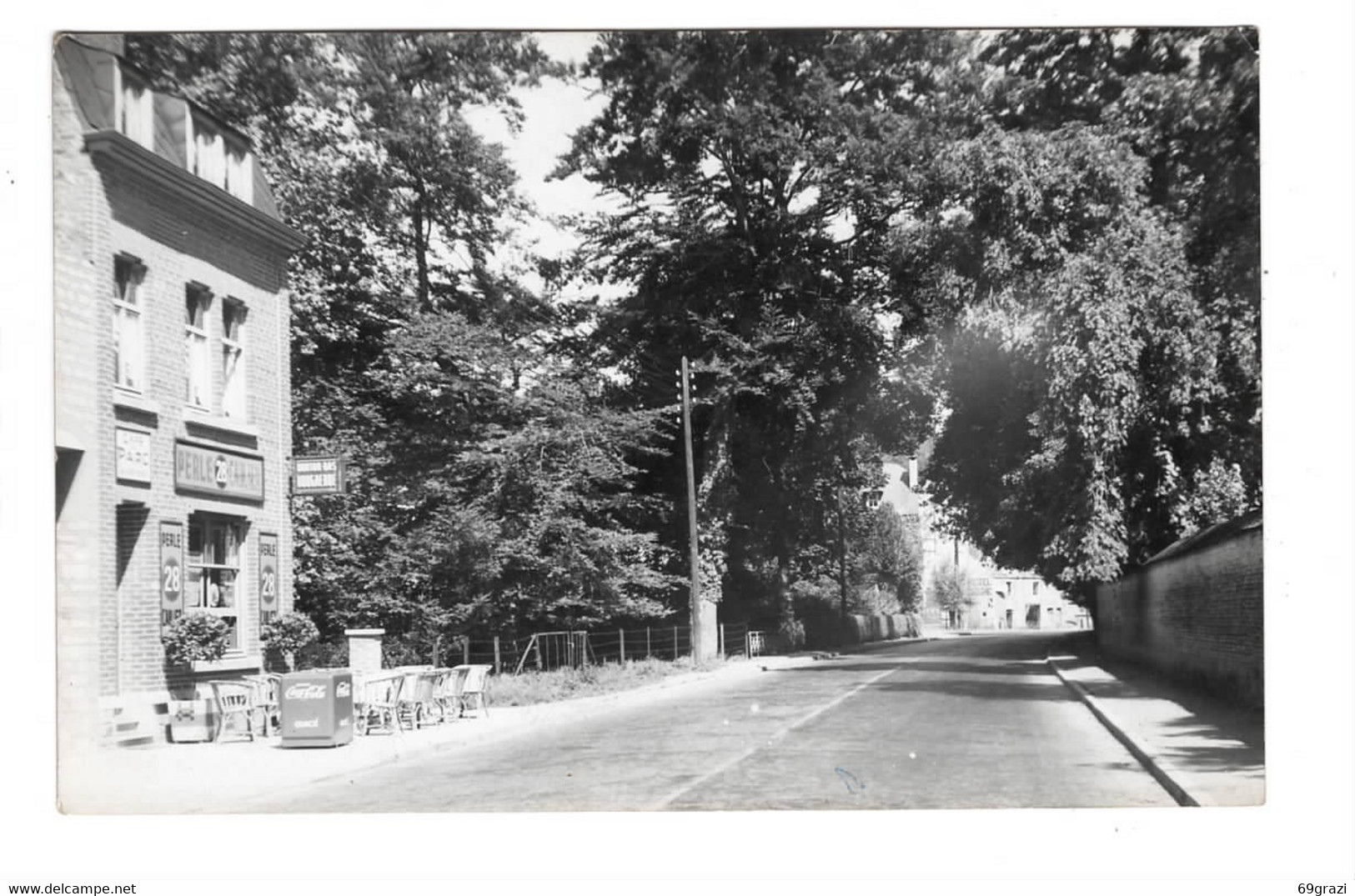 Anhée Route De Namur ( Edition Bints Philippeville ) Café Publicité Coca Cola Bière - Anhée