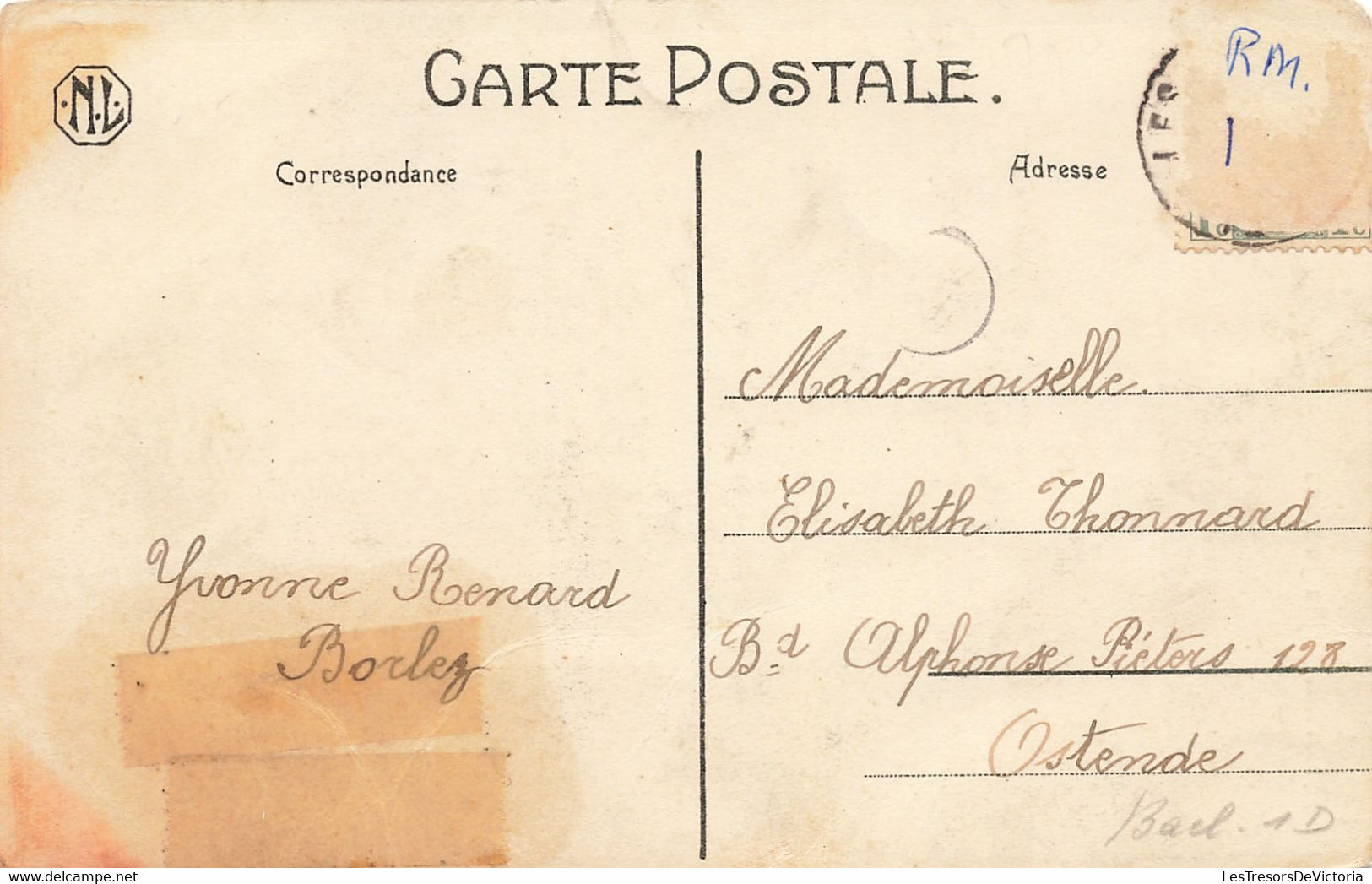 Belgique - Borlez - Villa Jacques - N.L. - Animé - Enfant -  Carte Postale Ancienne - Faimes