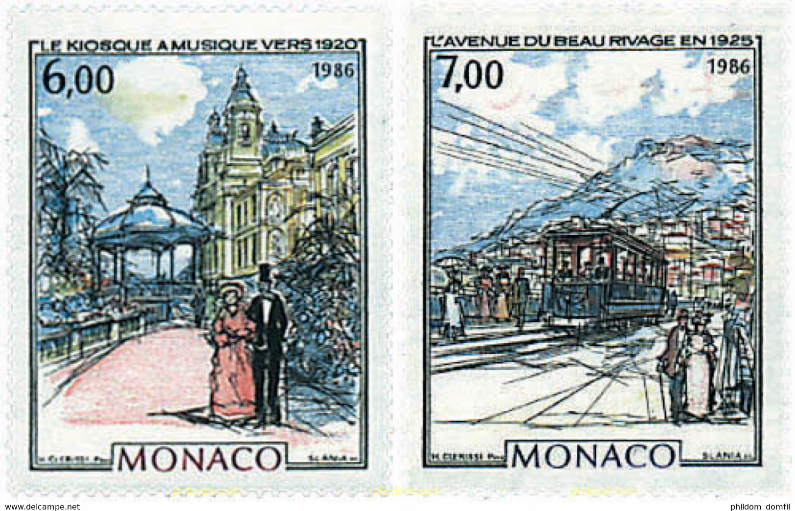 56020 MNH MONACO 1986 MONACO Y MONTECARLO EN LA BELLE EPOQUE - Autres & Non Classés