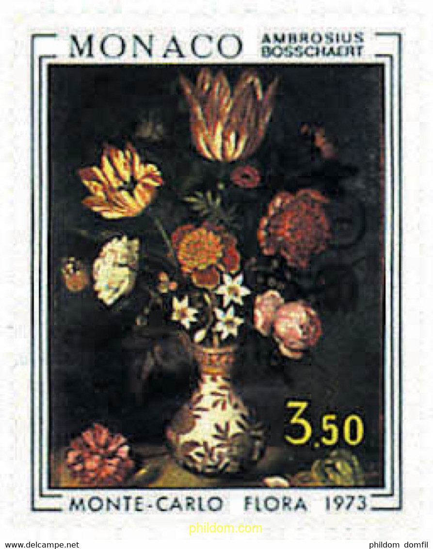 96919 MNH MONACO 1973 EXPOSICION FLORAL INTERNACIONAL - Otros & Sin Clasificación