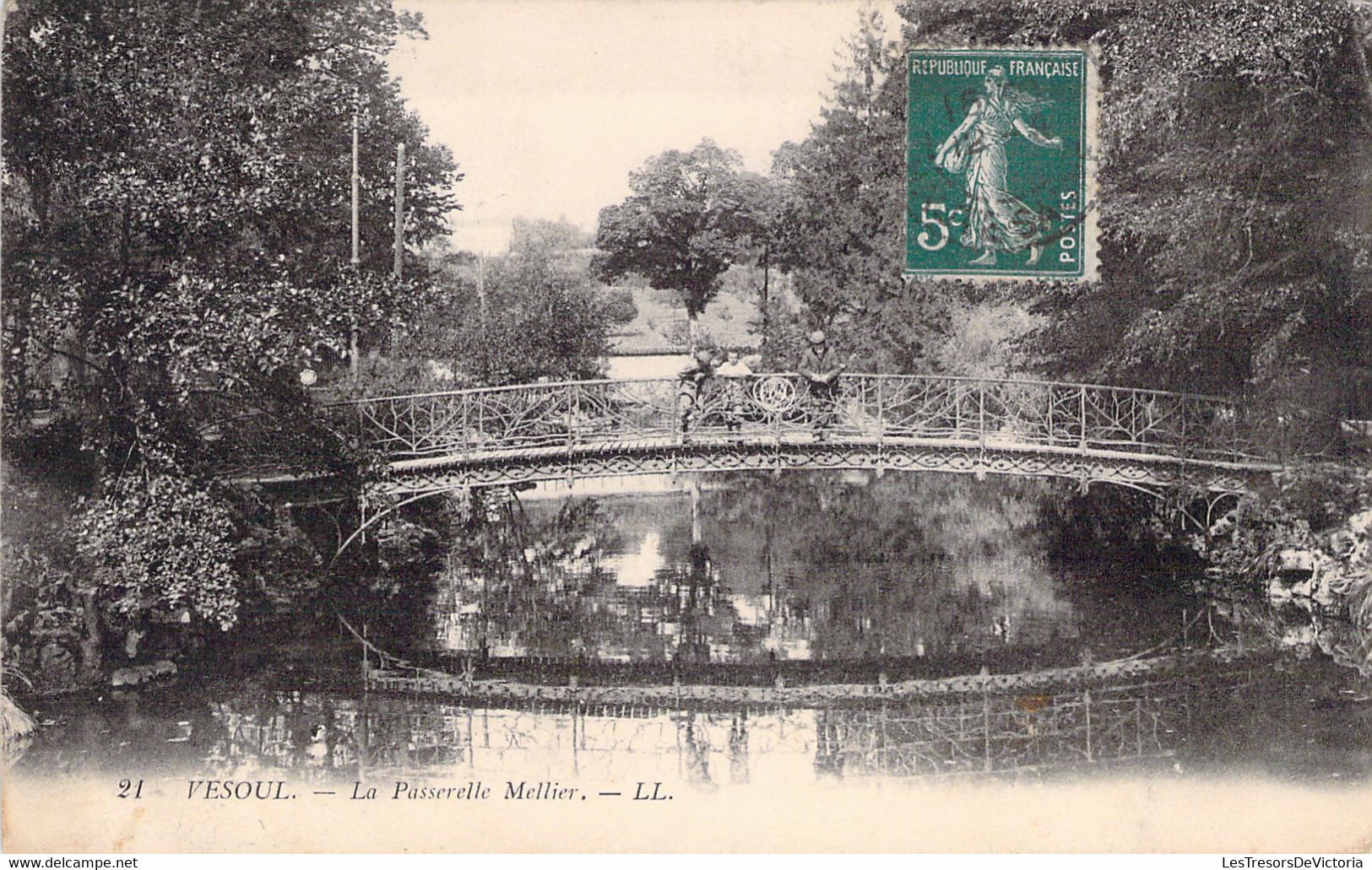 FRANCE - 70 - VESOUL - La Passerelle Mellier - LL - Cartes Postales Anciennes - Vesoul