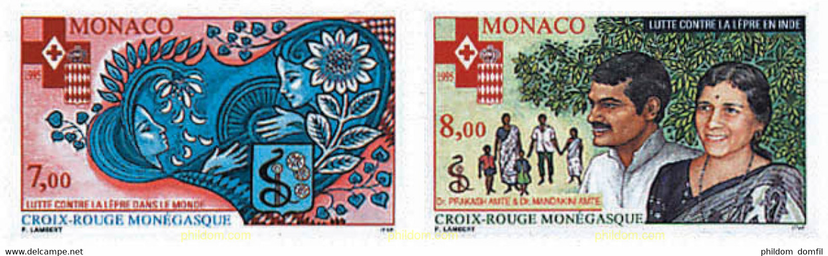 95457 MNH MONACO 1995 CRUZ ROJA MONEGASCA - Autres & Non Classés