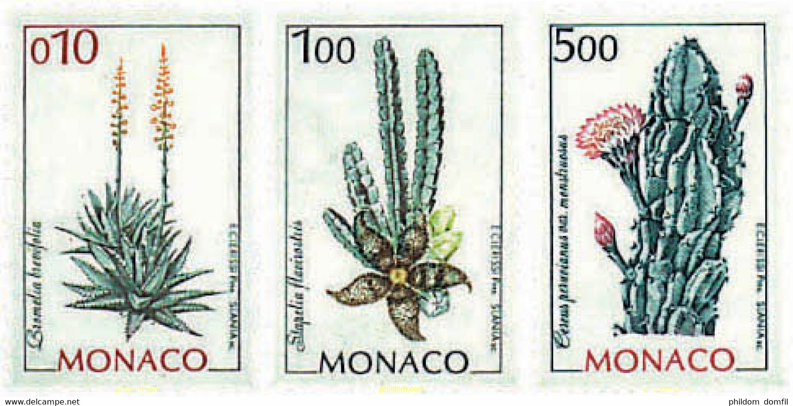 97046 MNH MONACO 1996 FLORES DEL JARDIN EXOTICO, H. CLERESSI - Autres & Non Classés