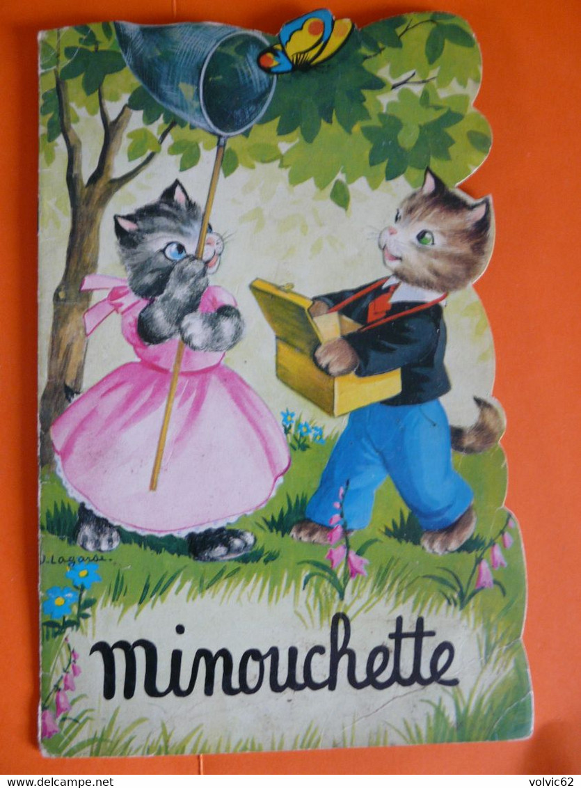 Minouchette  Illustration J. Largarde  S. 66/30  1960 - Bibliotheque Rose