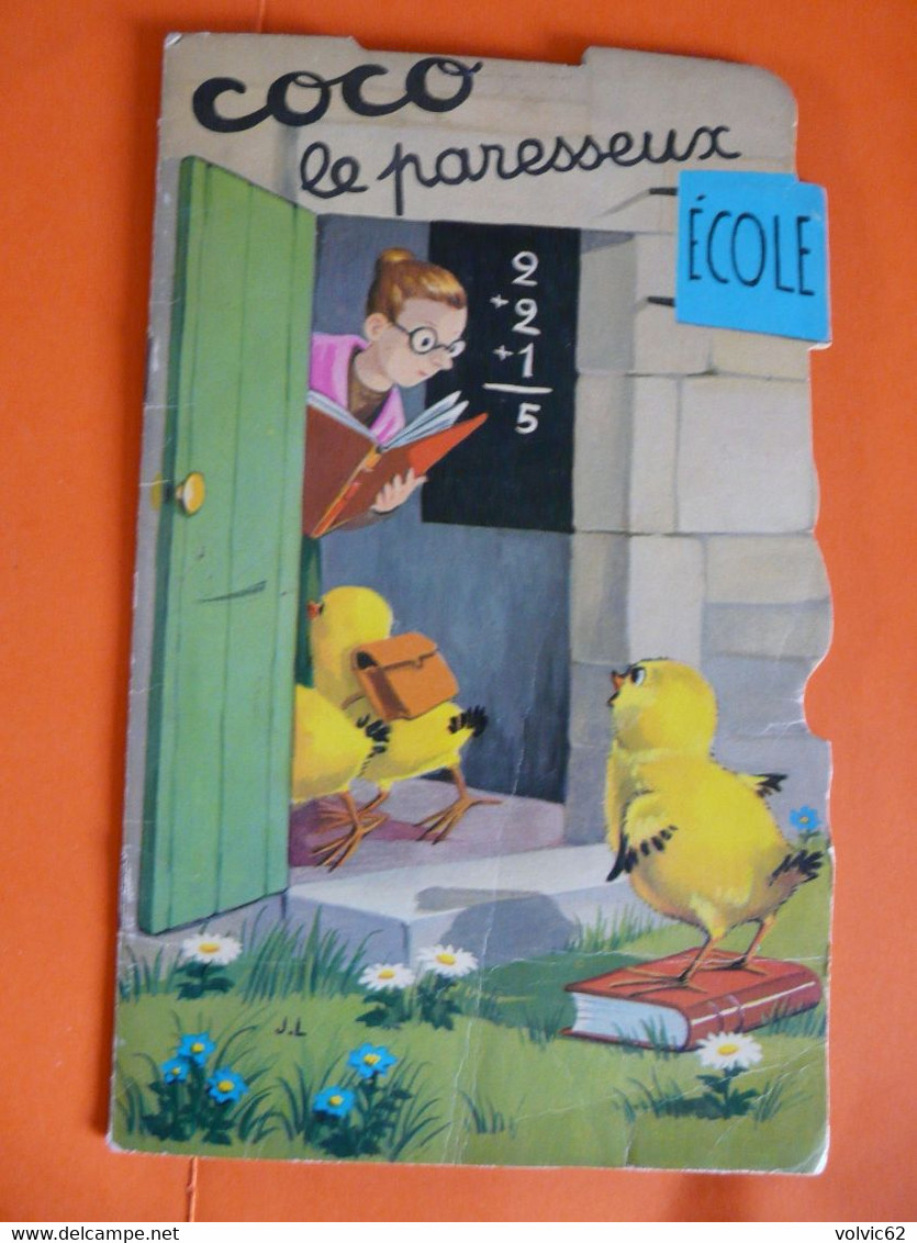 Coco Le Paresseux   Illustration J. Largarde  S. 66/32  1960 - Bibliotheque Rose