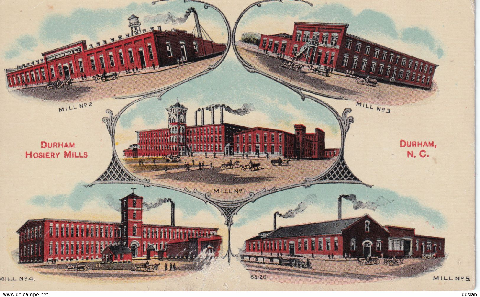 Durham (North Carolina) - Hosiery Mills - 5 Views With Small Animations - 1930s - Durham