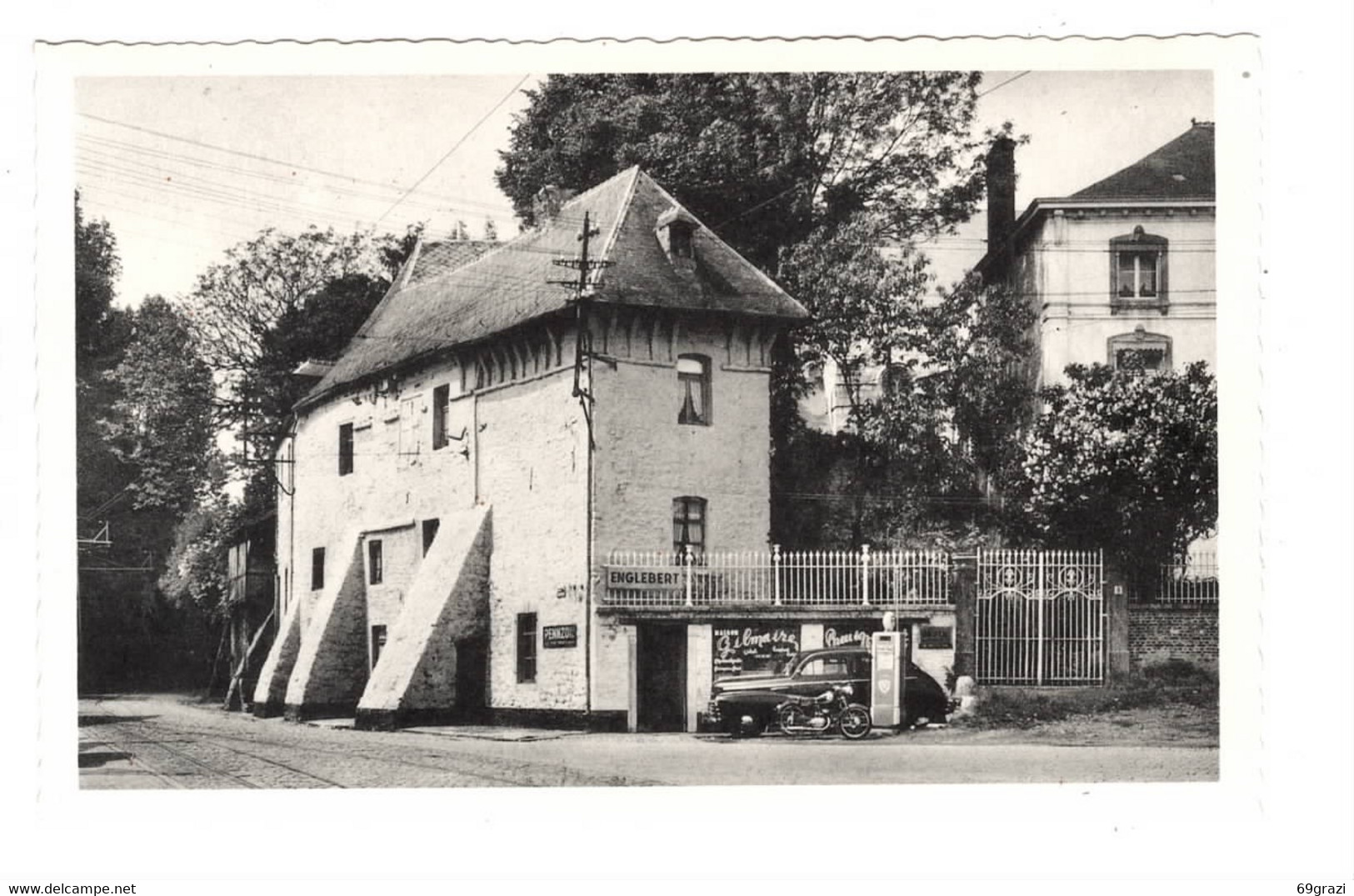 Nalinnes - Entrée De La Rue Du Dépot - Magasin Maison Gilmaire Garage Pompe à Essence - Ham-sur-Heure-Nalinnes