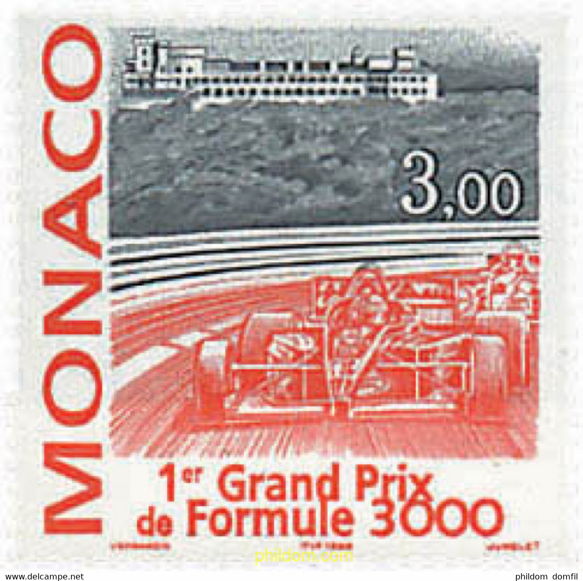 49056 MNH MONACO 1998 PRIMER GRAN PREMIO AUTOMOVILISTICO DE FORMULA 3000 - Sonstige & Ohne Zuordnung