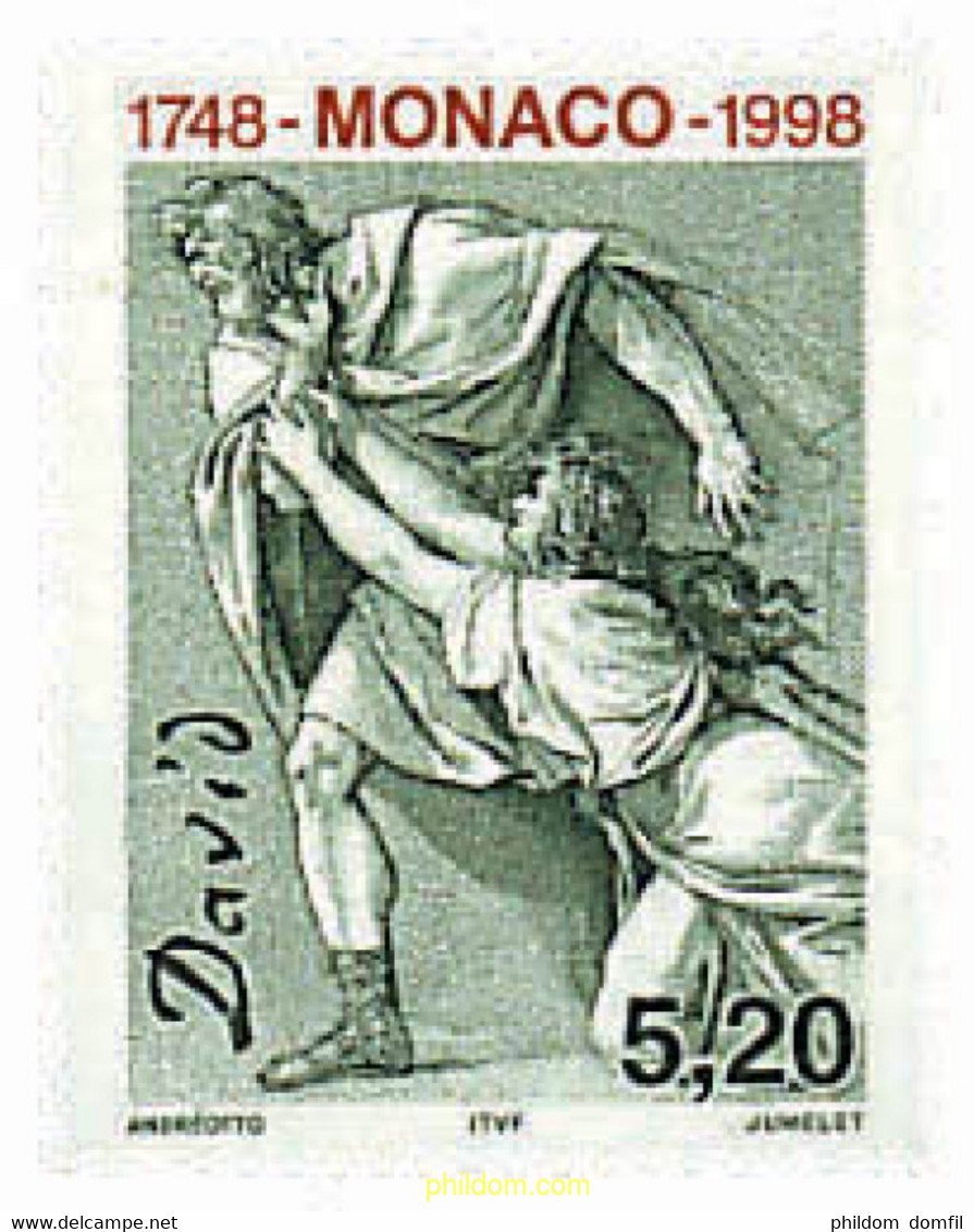 32689 MNH MONACO 1997 250 ANIVERSARIO DEL NACIMIENTO DE J.L. DAVID - Autres & Non Classés