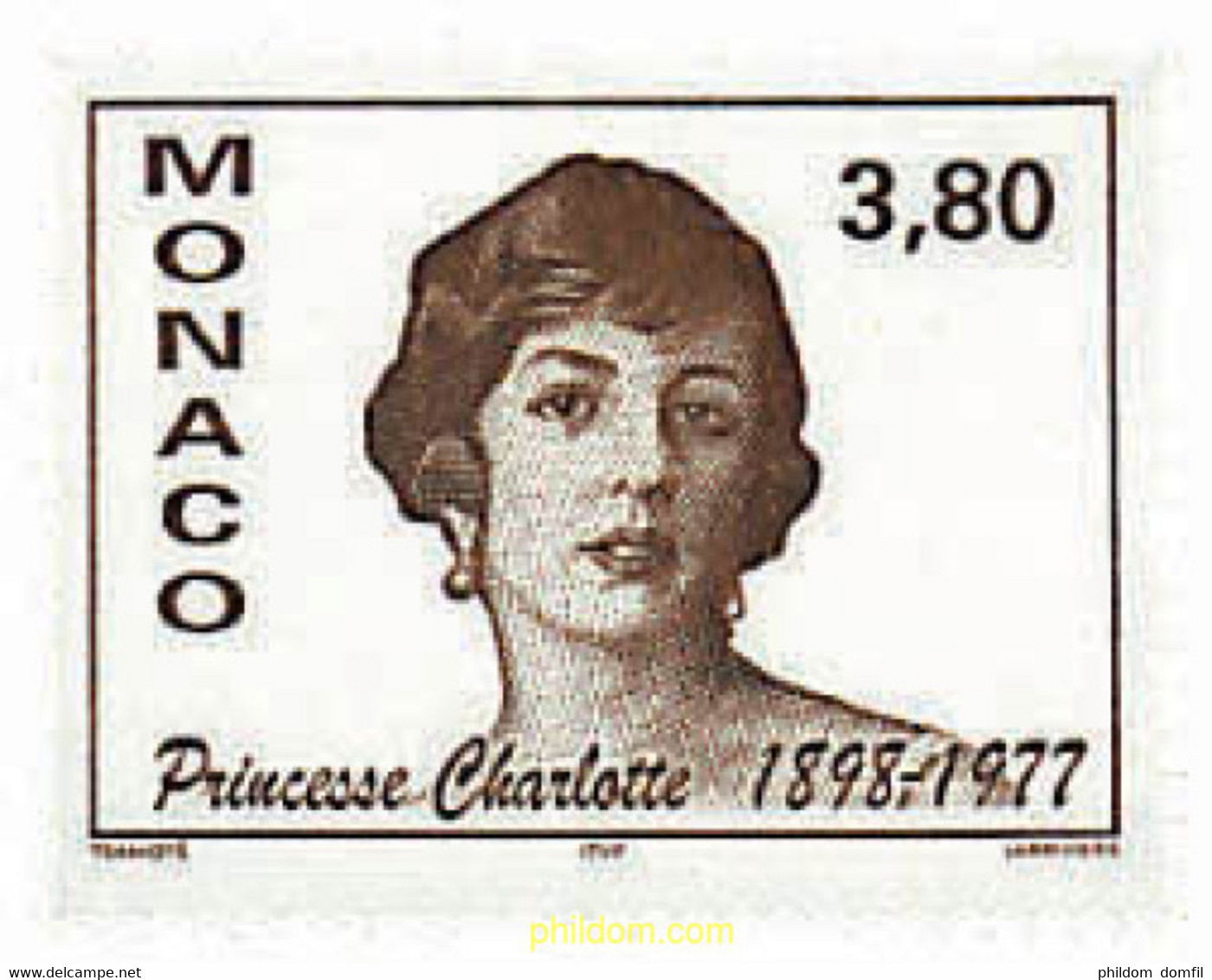32686 MNH MONACO 1997 CENTENARIO DEL NACIMIENTO DE LA PRINCESA CARLOTA - Autres & Non Classés