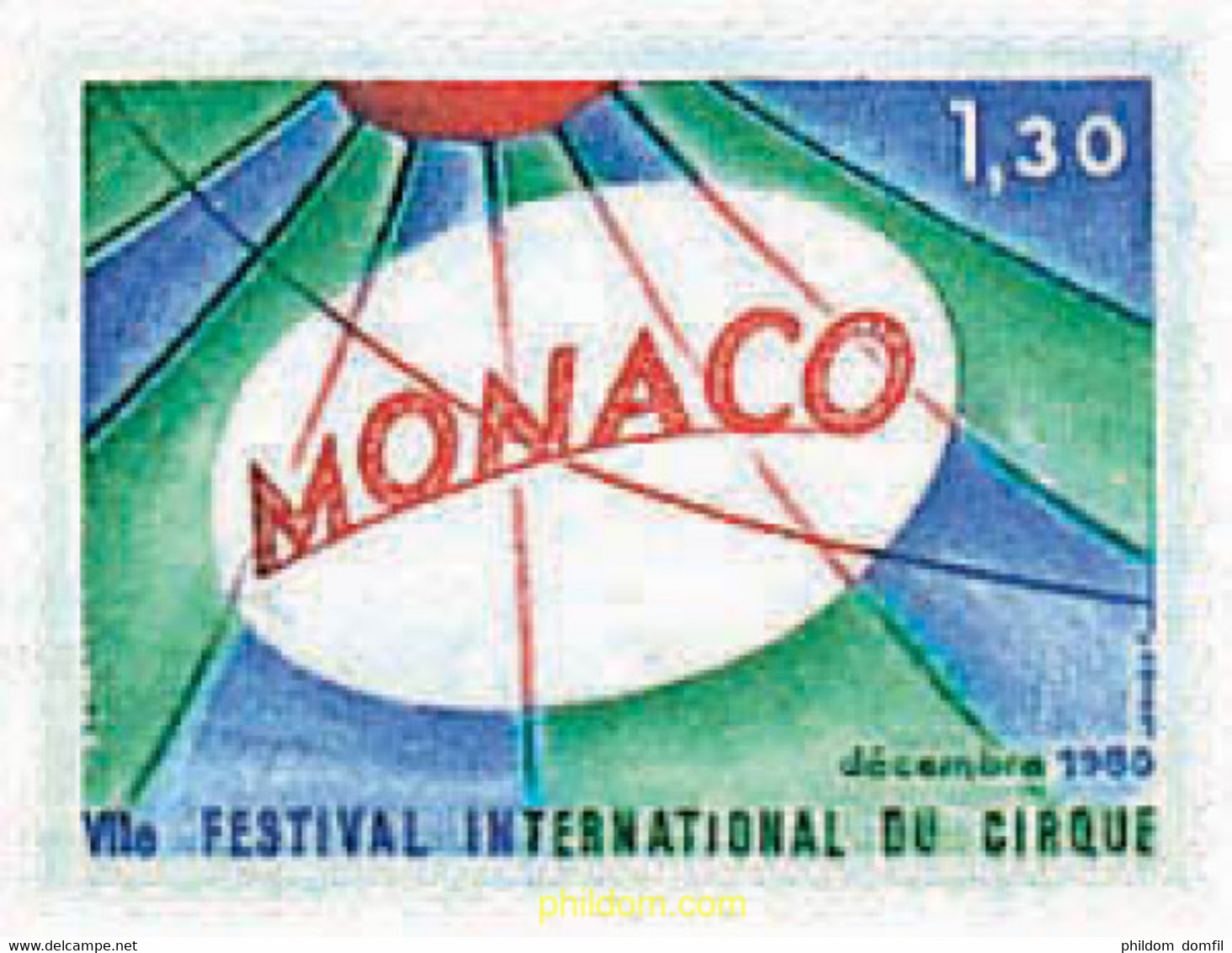 32919 MNH MONACO 1980 7 FESTIVAL INTERNACIONAL DEL CIRCO DE MONTECARLO - Autres & Non Classés