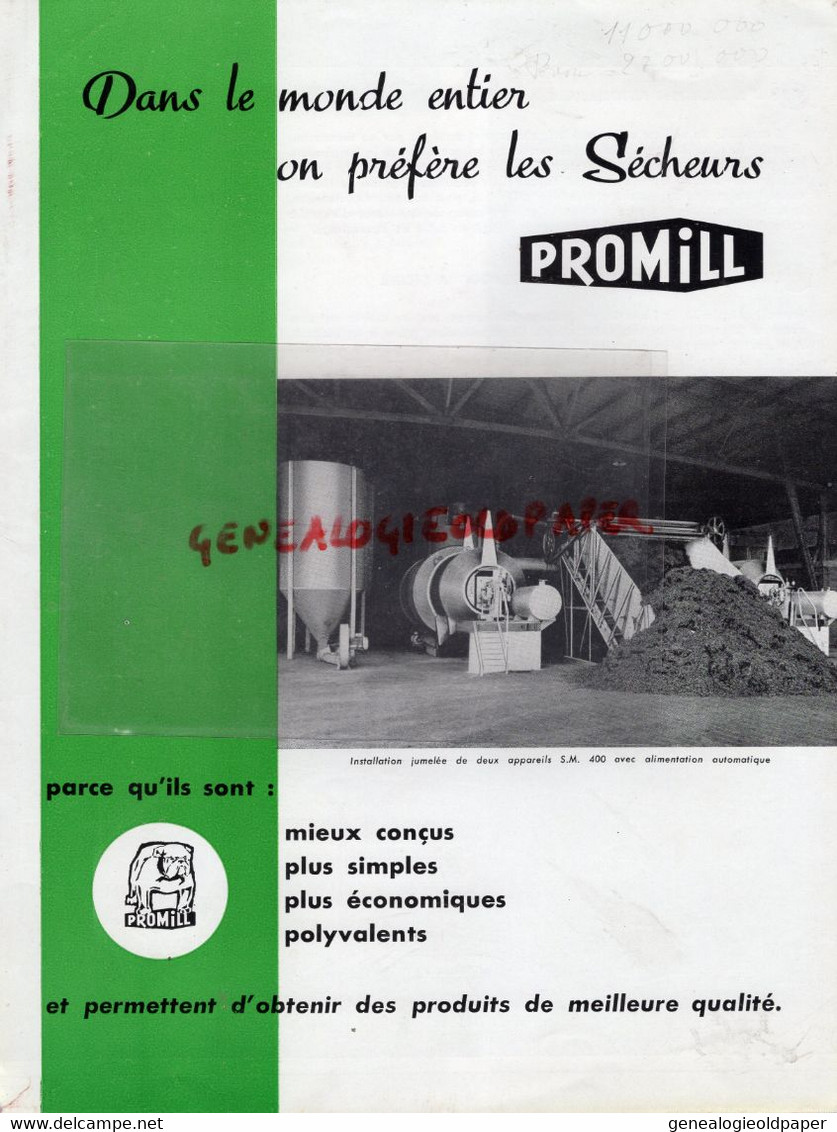 27- IVRY LA BATAILLE-RARE CATALOGUE PROMILL- SECHEUR S.M. 400-600- AGRICULTURE-MACHINE AGRICOLE TRACTEUR - Landwirtschaft