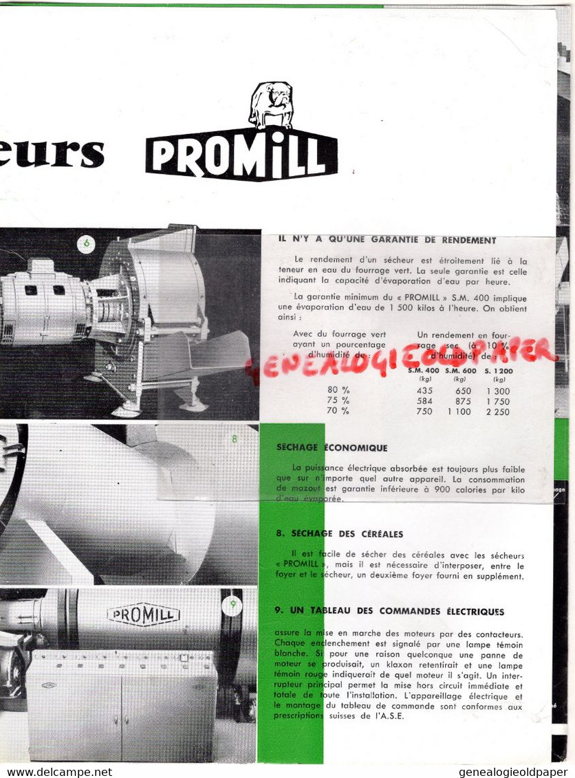 27- IVRY LA BATAILLE-RARE CATALOGUE PROMILL- SECHEUR S.M. 400-600- AGRICULTURE-MACHINE AGRICOLE TRACTEUR - Landbouw