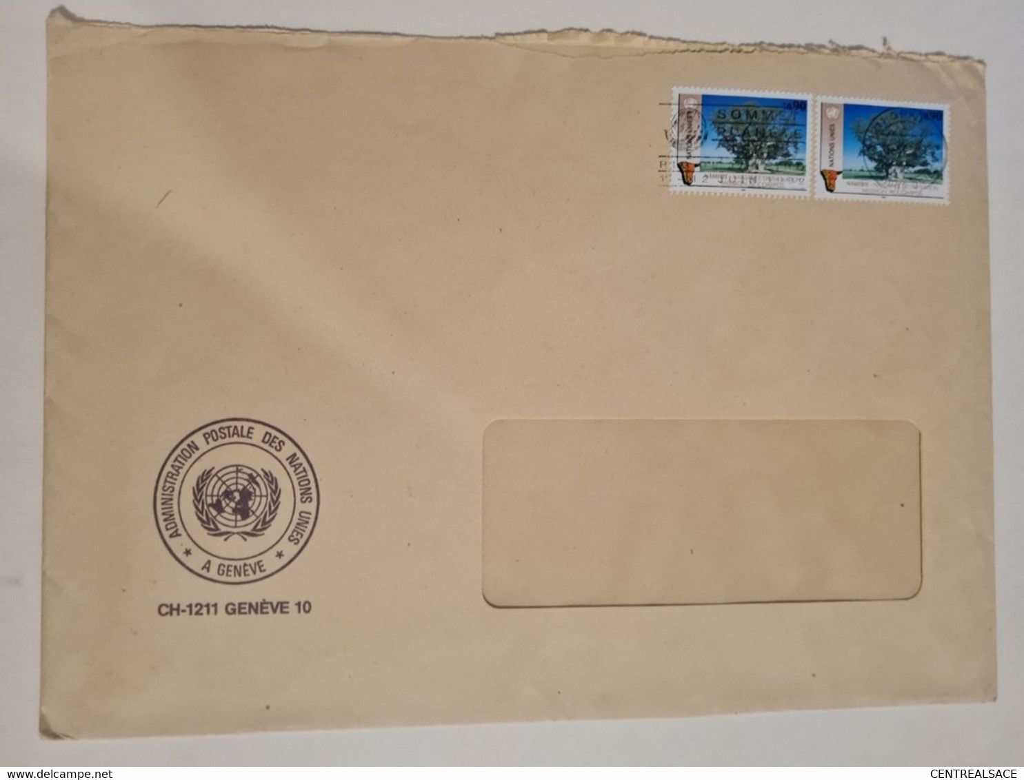 Nations Unies GENEVE NAMIBIE Naissance D'une Nation Mission Accomplie - Cartas & Documentos