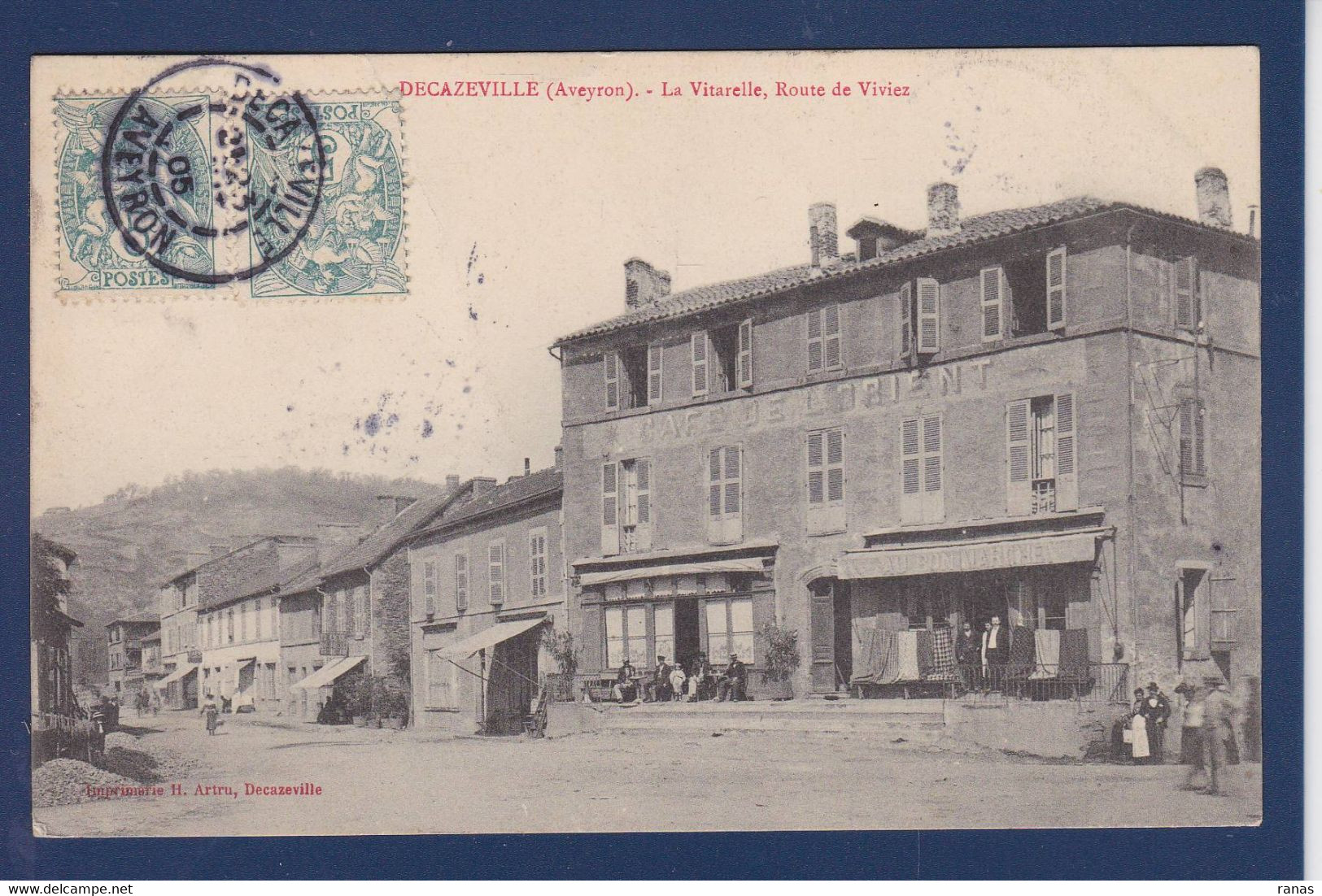CPA [12] Aveyron > Decazeville Circulé La Vitarelle - Decazeville