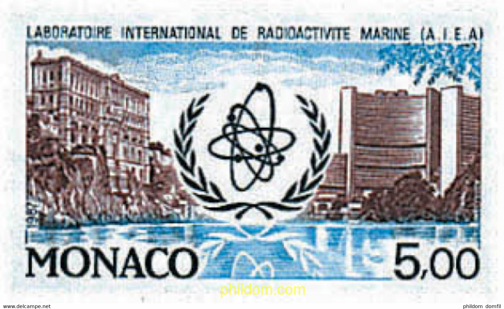 76911 MNH MONACO 1987 25 ANIVERSARIO DE LA INSTALACION EN MONACO DEL LABORATORIO INTERNACIONAL DE RADIOACTIVIDAD MARINA - Andere & Zonder Classificatie