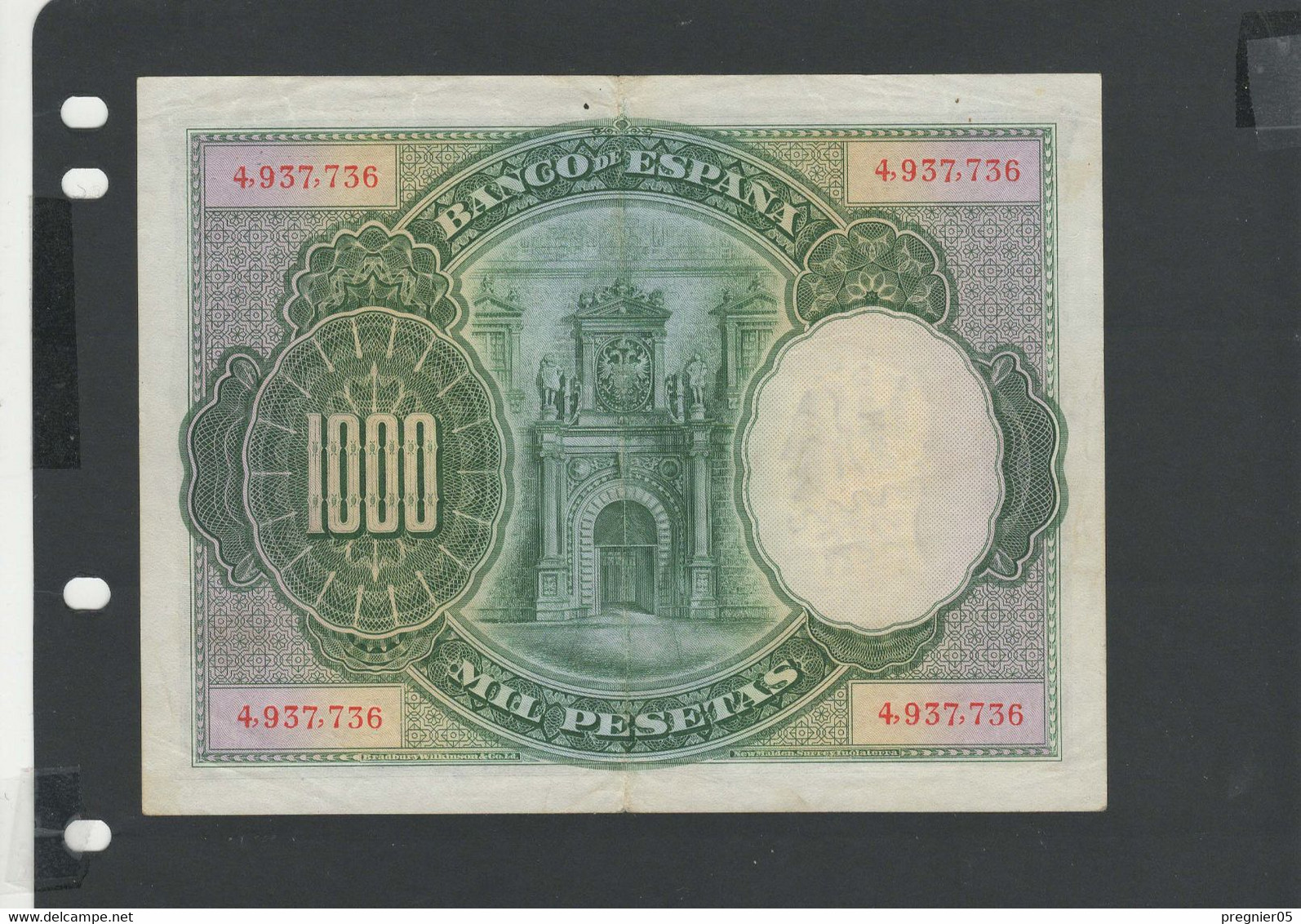 ESPAGNE - Billet 1000 Pesetas 1925 SUP/XF Pick-070c - 1000 Pesetas