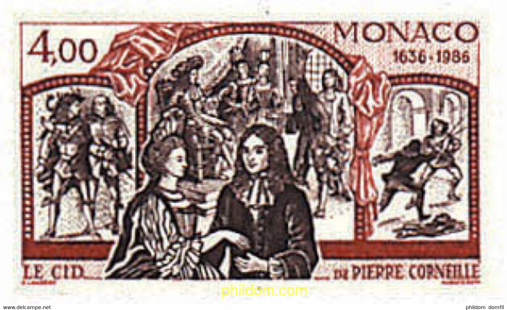 32680 MNH MONACO 1986 ANIVERSARIOS - Autres & Non Classés