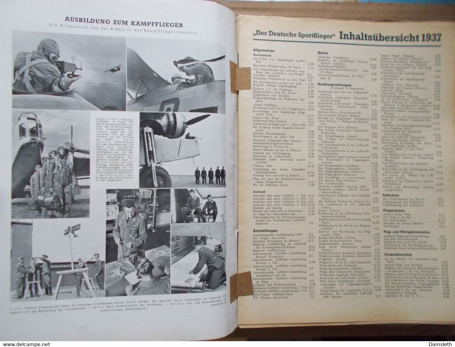 Deutschland 1933-45; "Der Deutsche Sportflieger" X14; Luftwaffe, Military, 1937-38 Aviation, Spanish Civil War, Etc - 5. Guerres Mondiales