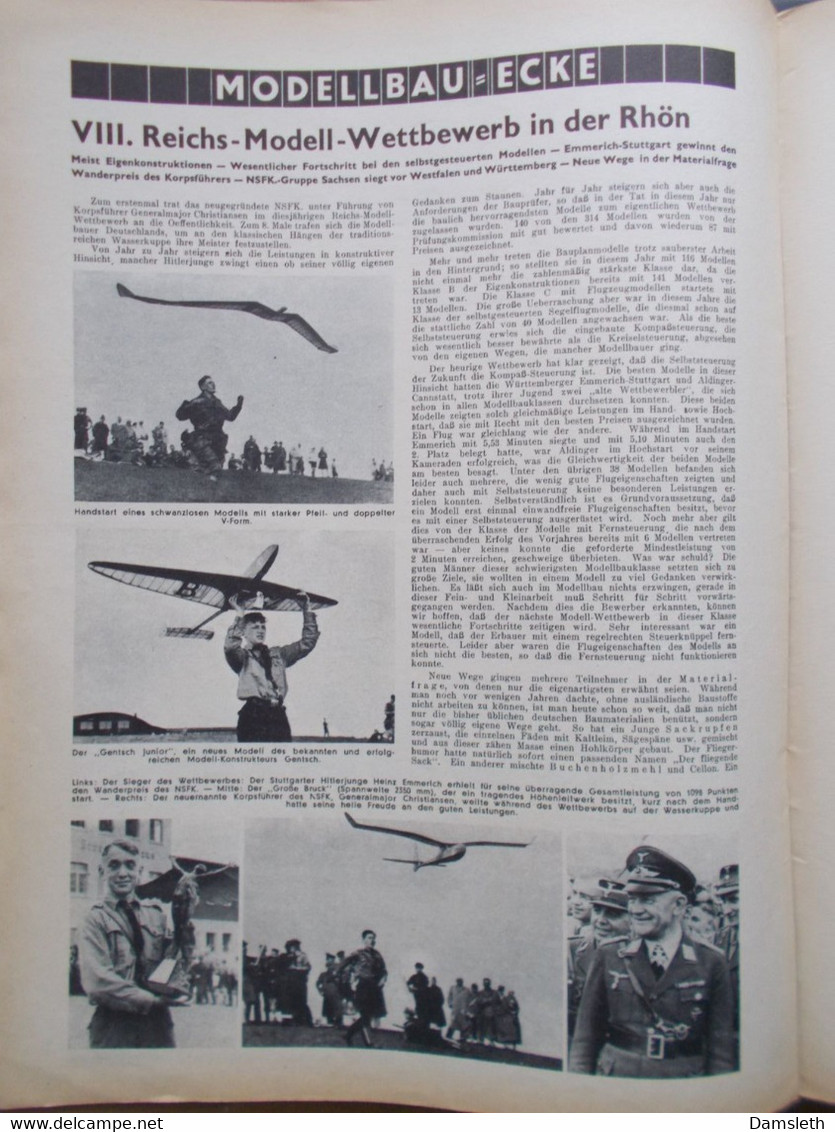 Deutschland 1933-45; "Der Deutsche Sportflieger" x14; Luftwaffe, military, 1937-38 aviation, Spanish Civil War, etc