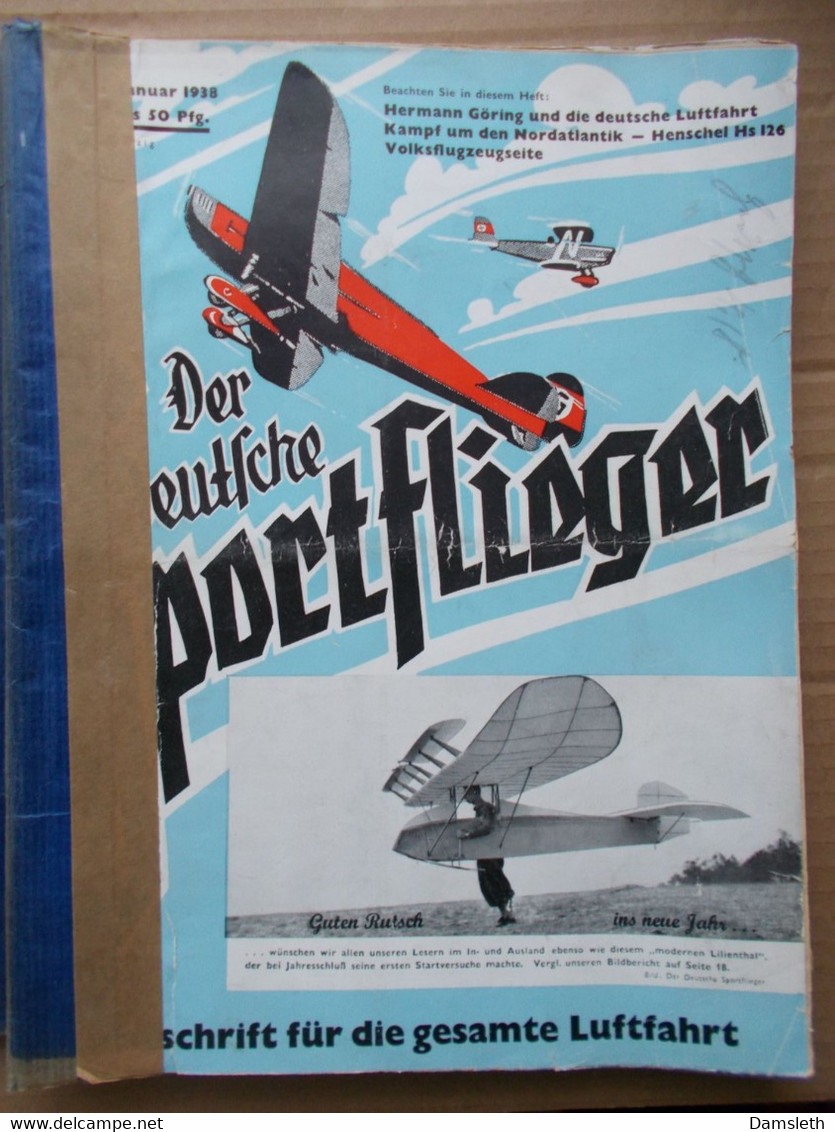 Deutschland 1933-45; "Der Deutsche Sportflieger" x14; Luftwaffe, military, 1937-38 aviation, Spanish Civil War, etc