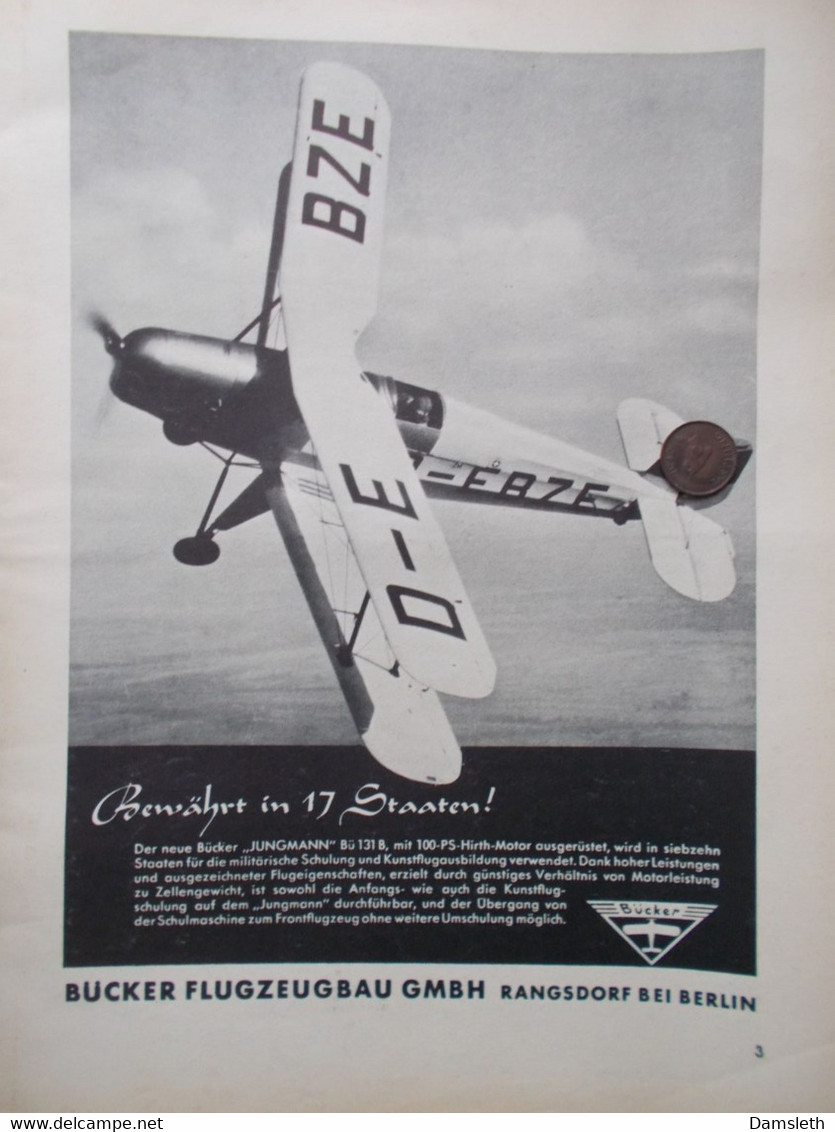 Deutschland 1933-45; "Der Deutsche Sportflieger" x14; Luftwaffe, military, 1937-38 aviation, Spanish Civil War, etc
