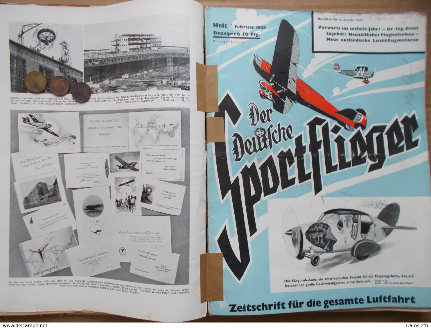 Deutschland 1933-45; "Der Deutsche Sportflieger" x14; Luftwaffe, military, 1937-38 aviation, Spanish Civil War, etc