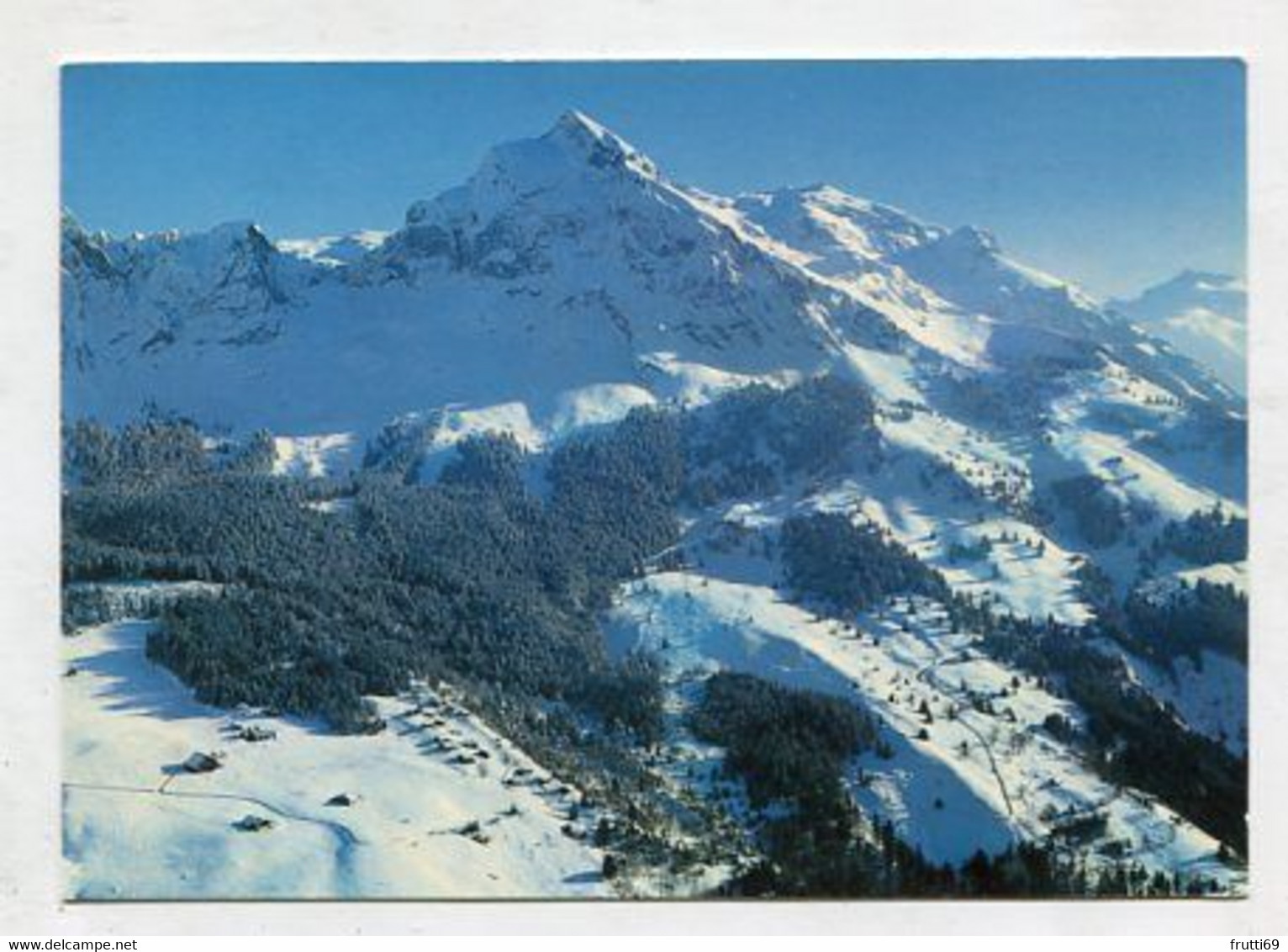 AK 120415 SWITZERLAND - Mollis - Blick Auf Das Skigebiet Mullern - Fronalp - Schild - Mollis