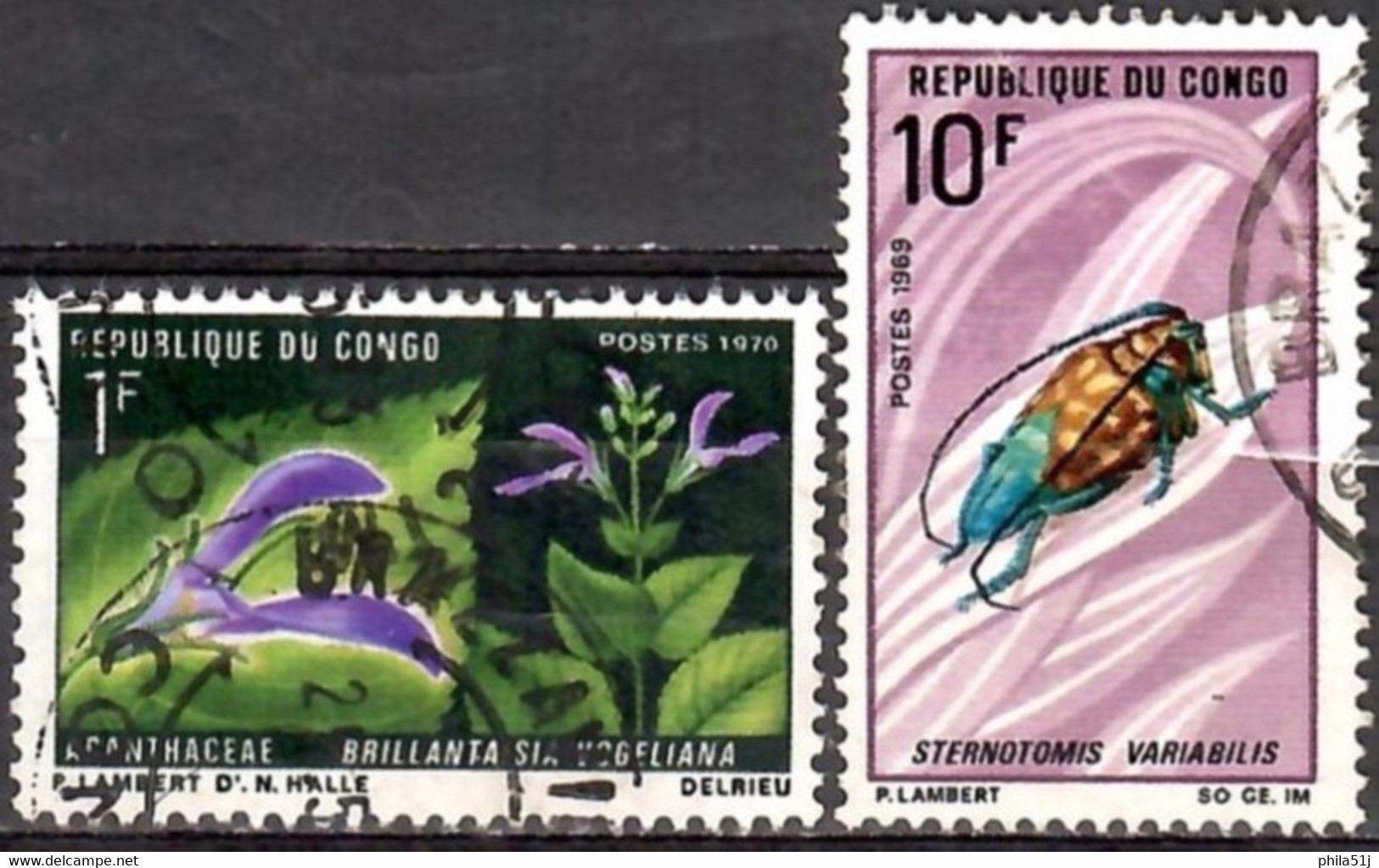 Rép Du CONGO ---N°268/272---OBL VOIR SCAN - Usados