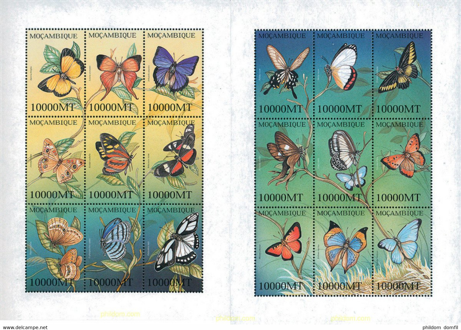 228402 MNH MOZAMBIQUE 2002 MARIPOSAS - Spiders