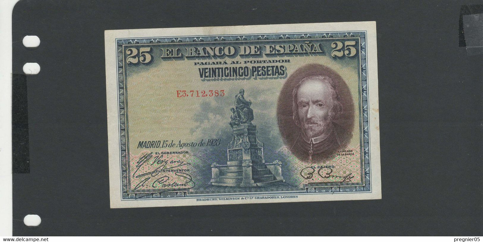 ESPAGNE - Billet 25 Pesetas 1928 SUP/XF Pick-074b § E - 1-2-5-25 Pesetas