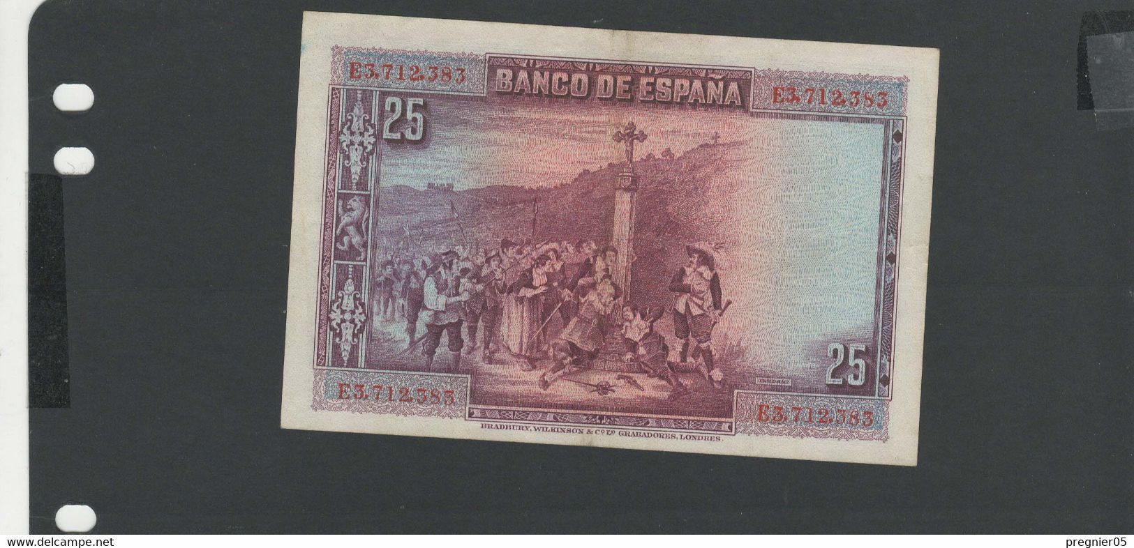 ESPAGNE - Billet 25 Pesetas 1928 SUP/XF Pick-074b § E - 1-2-5-25 Peseten