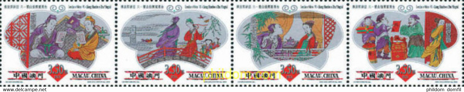 117372 MNH MACAO 2003 MITOS Y LEYENDAS - Spiders