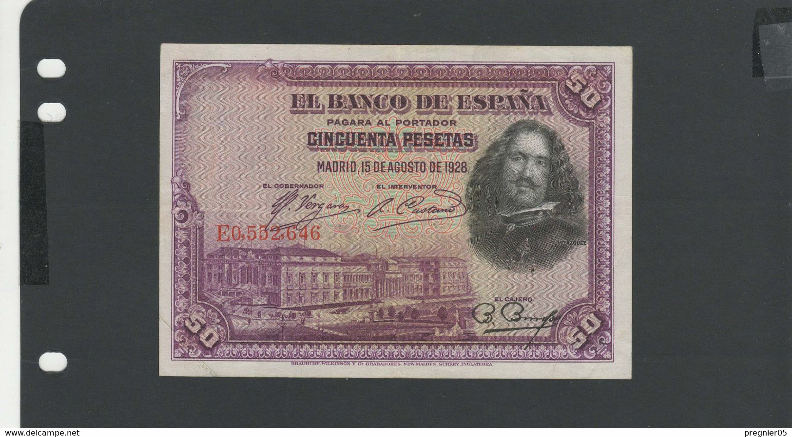 ESPAGNE - Billet 50 Pesetas 1928 SUP/XF Pick-075b - 50 Pesetas