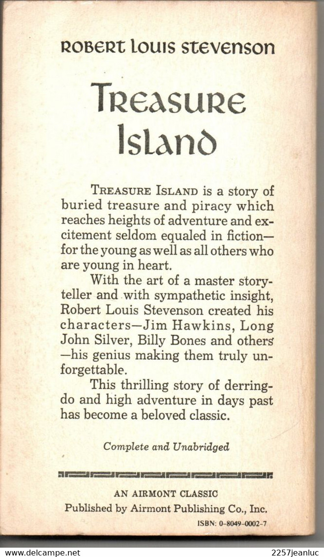 Robert Louis Stevenson * Treasure Island *Editiion 1962 - Andere & Zonder Classificatie