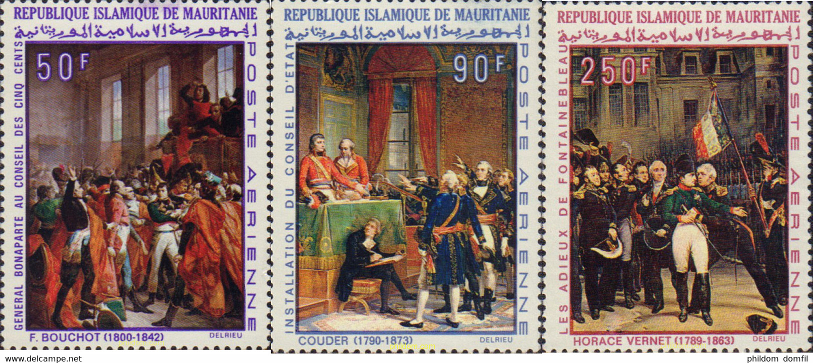 161212 MNH MAURITANIA 1969 BICENTENARIO DEL NACIMIENTO DE NAPOLEON I - Mauritanie (1960-...)