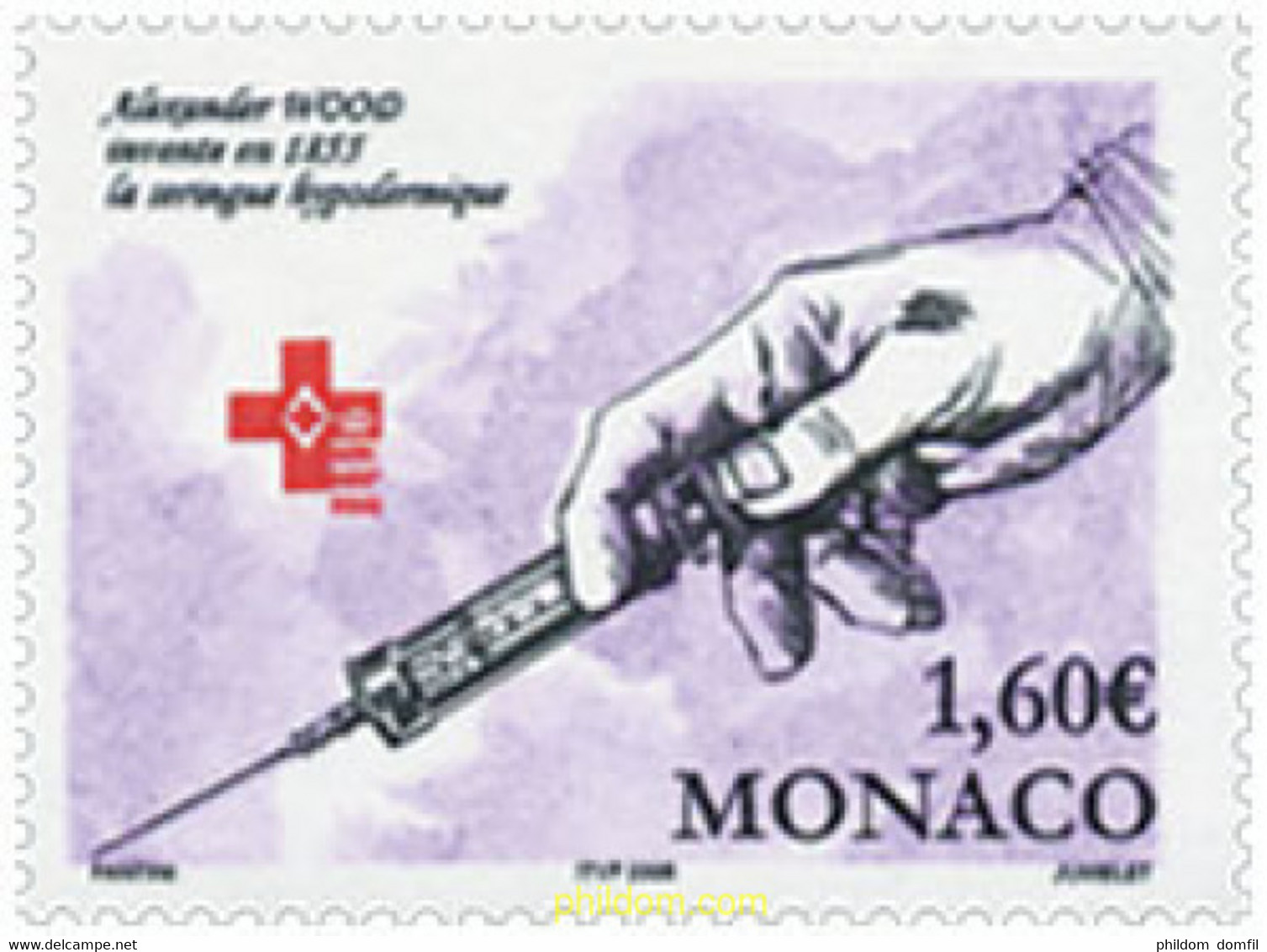 161271 MNH MONACO 2004 150 ANIVERSARIO DE LA JERINGUILLA HIPODERMICA - Other & Unclassified