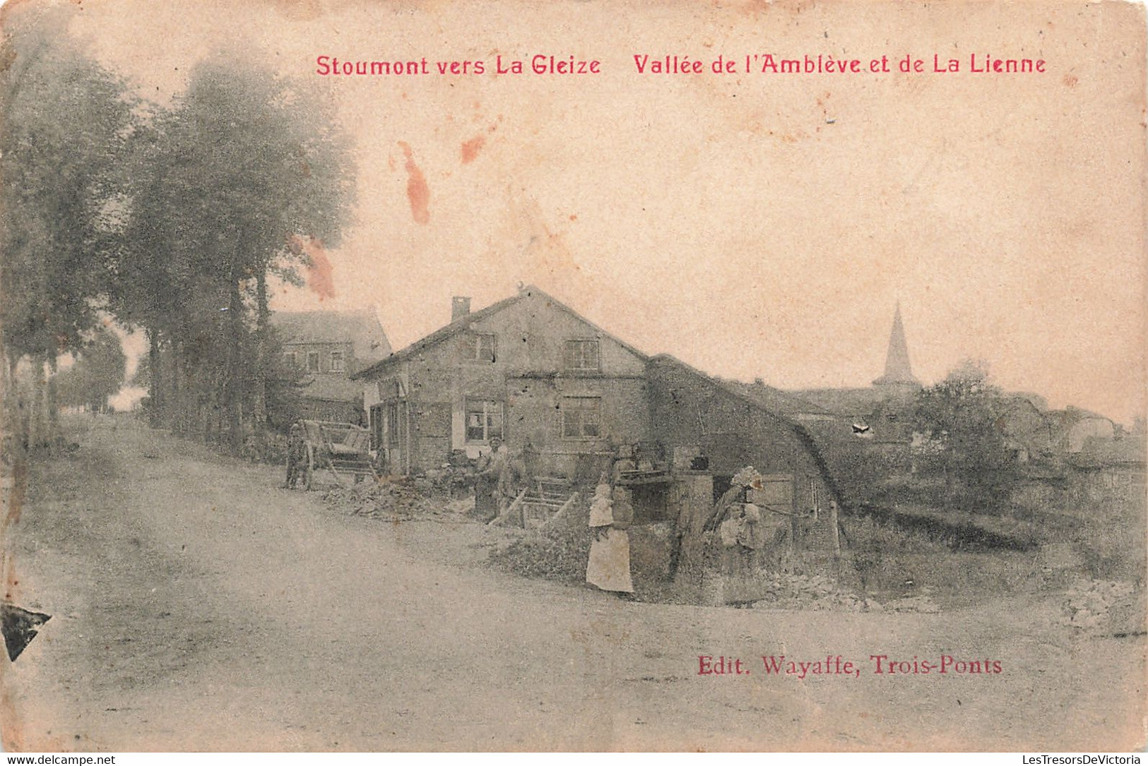 Belgique - Stoumont Vers La Gleize - Vallée De L'Amblève Et De La Lienne - Edit. Wayaffe - Carte Postale Ancienne - Stoumont