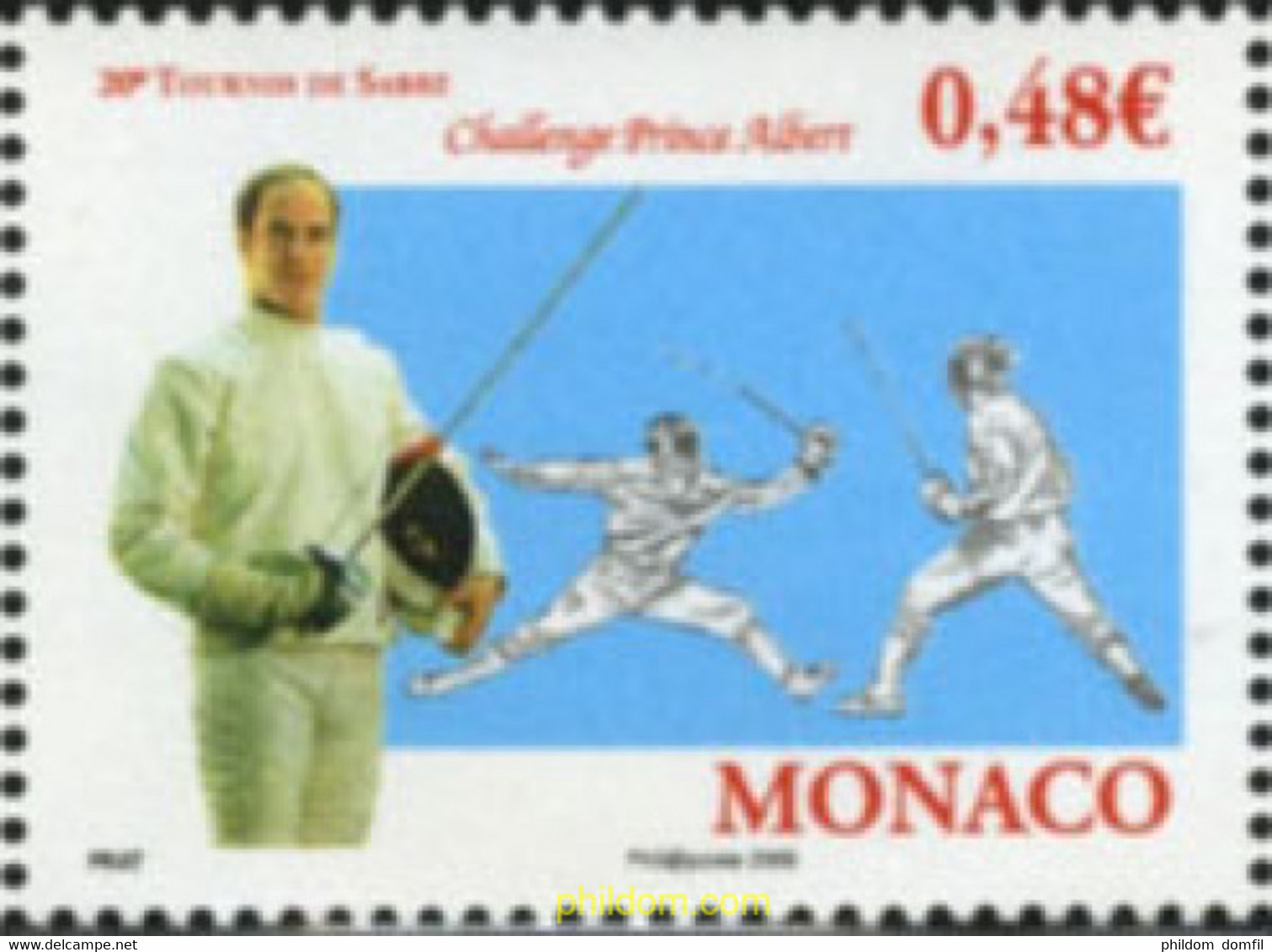 186097 MNH MONACO 2006 20 TORNEO DE ESGRIMA - Altri & Non Classificati