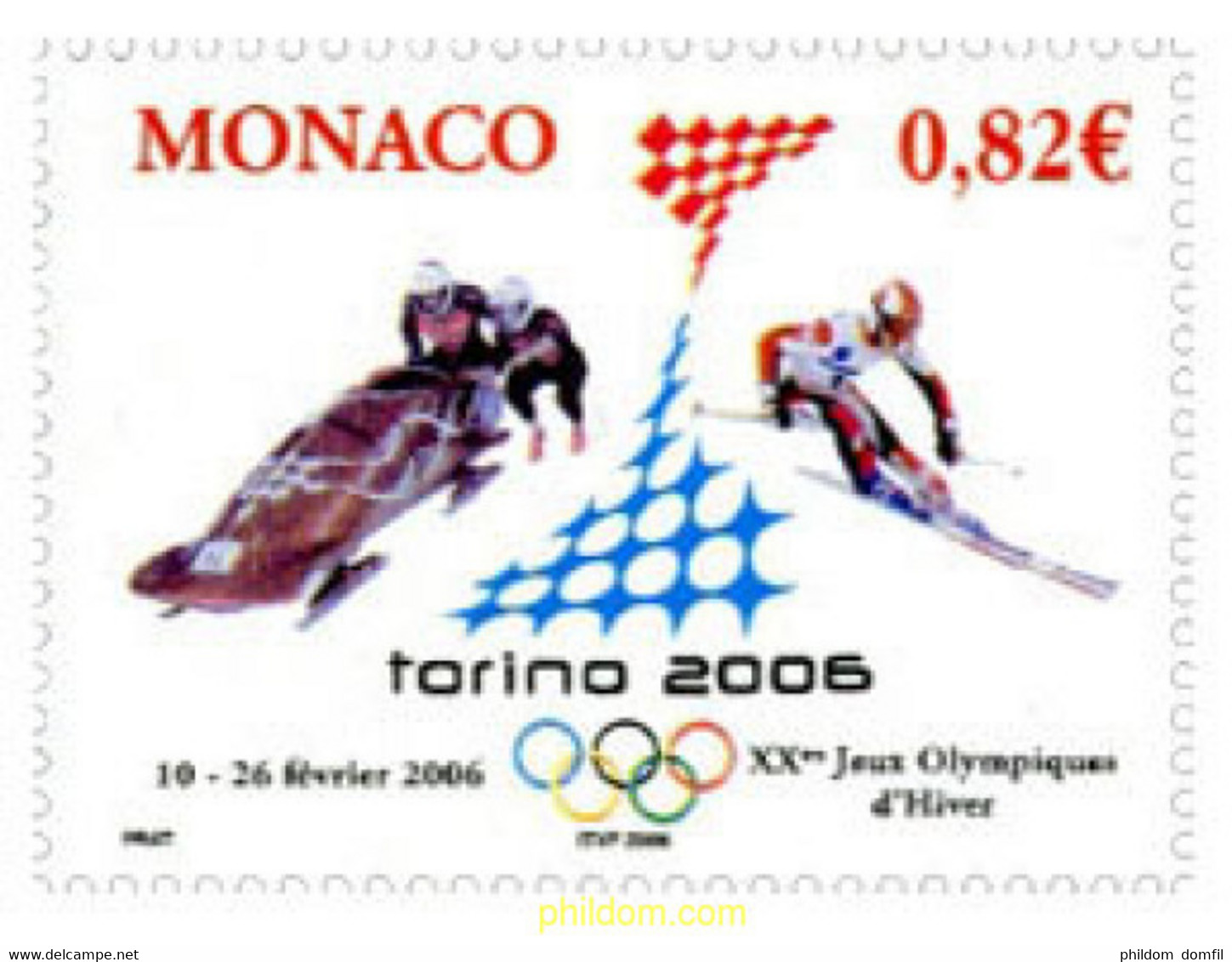 190987 MNH MONACO 2006 20 JUEGOS OLIMPICOS INVIERNO TURIN 2006 - Altri & Non Classificati