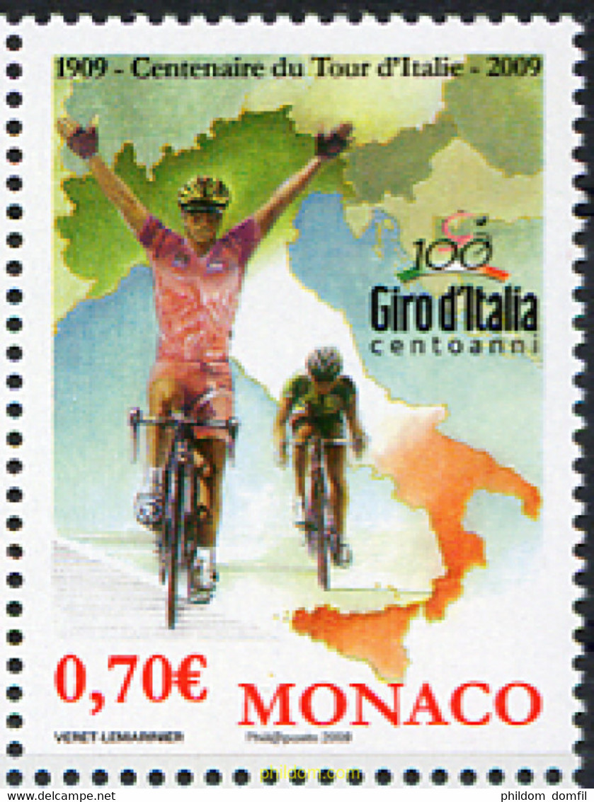 223505 MNH MONACO 2009 GIRO DE ITALIA - Otros & Sin Clasificación