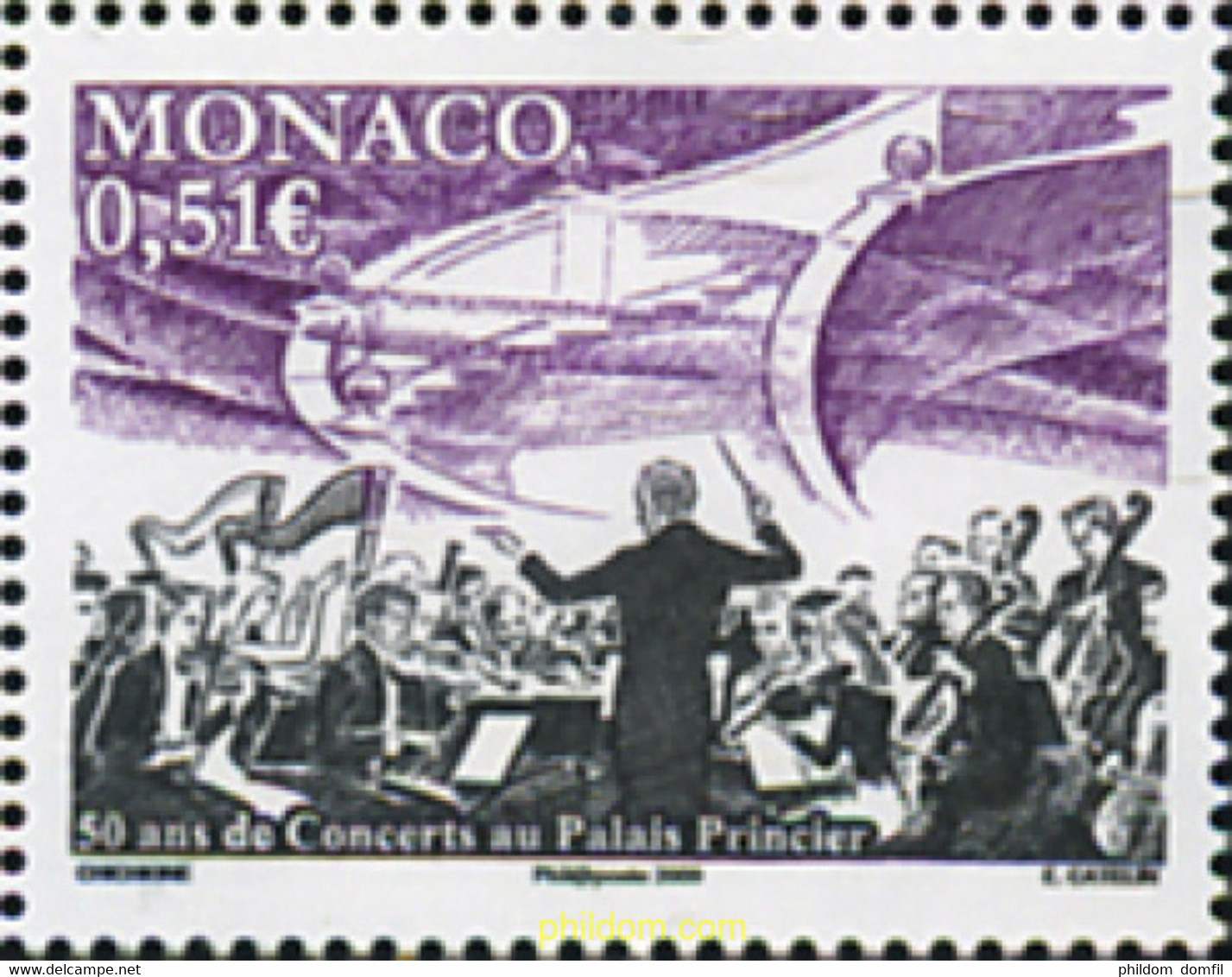 226963 MNH MONACO 2009 50 ANIVERSARIO DE LA FILARMONICA DE MONTECARLO - Altri & Non Classificati