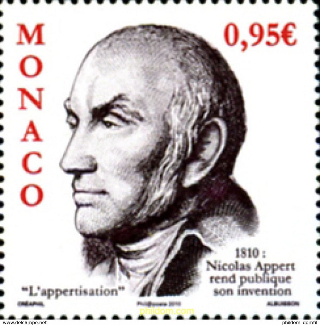 252871 MNH MONACO 2010 NICOLAS APPERT - Altri & Non Classificati