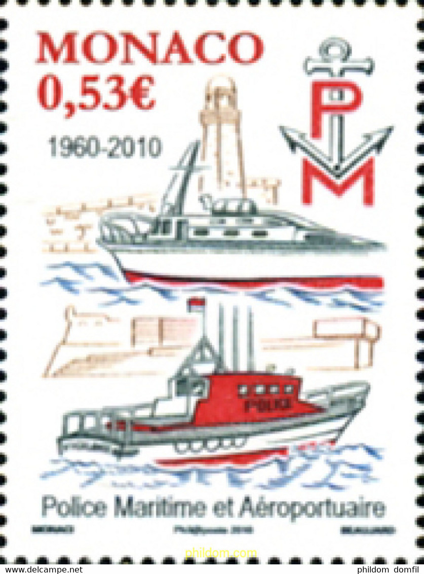 252873 MNH MONACO 2010 - Other & Unclassified