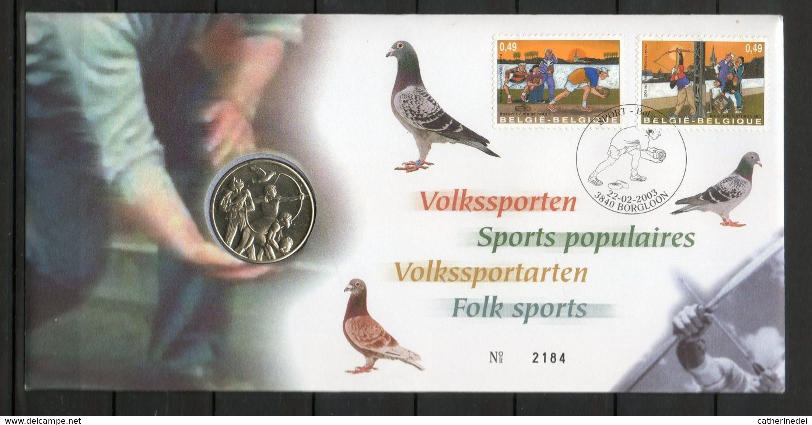 Année 2003 : 3157-3158 - Numisletter : Sports Populaires - Numisletter