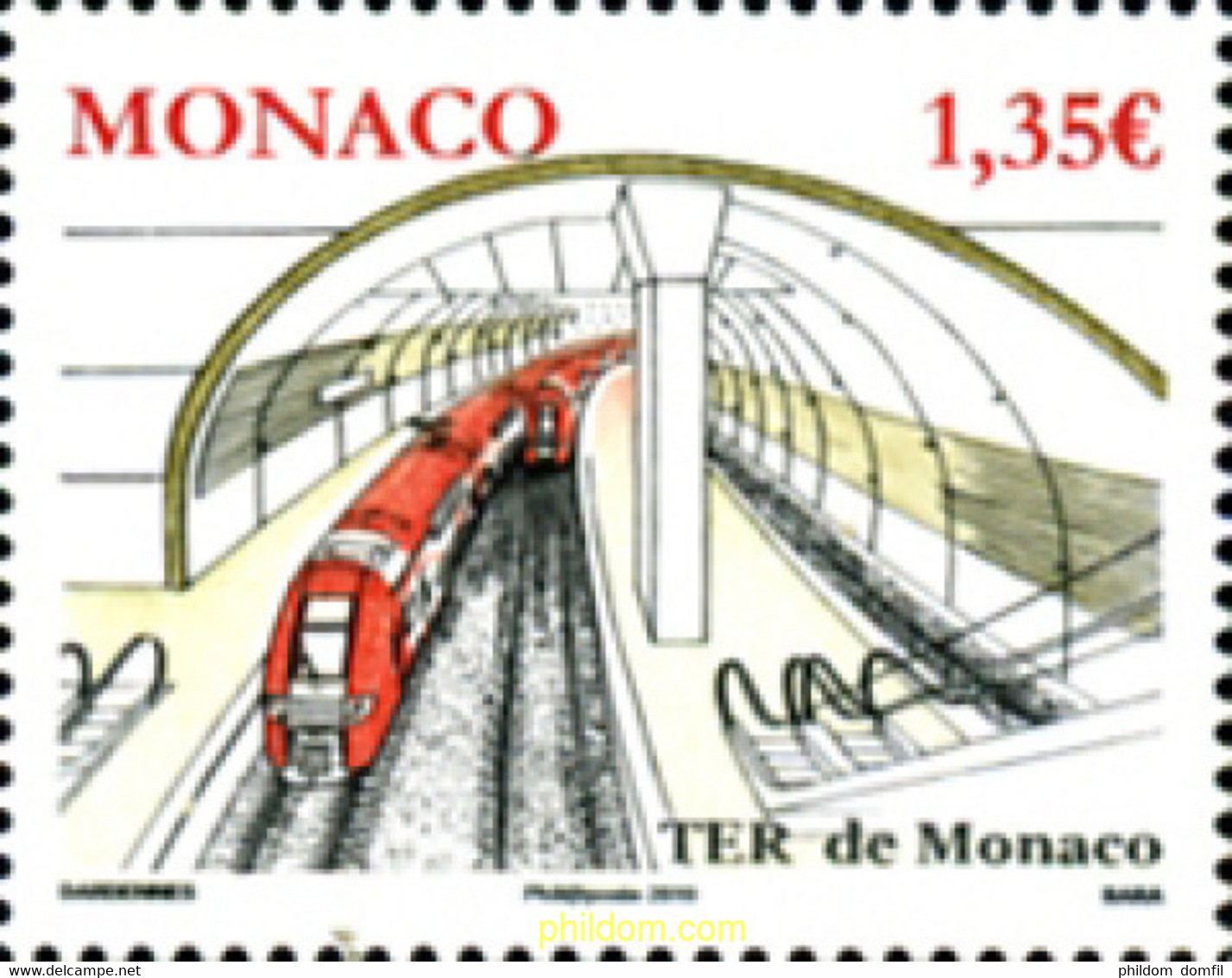 254978 MNH MONACO 2010 TREN REGIONL - Andere & Zonder Classificatie