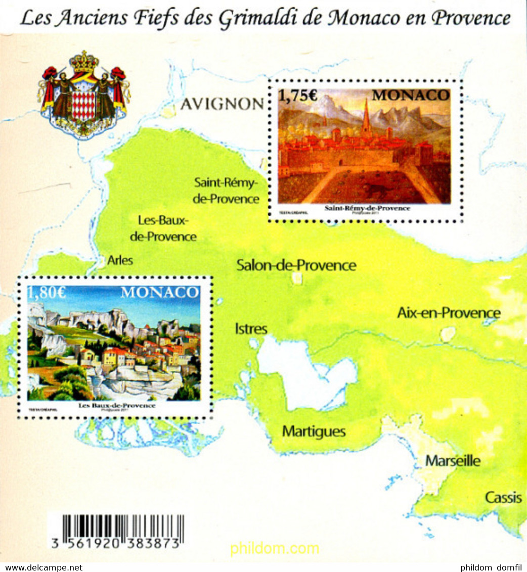 261627 MNH MONACO 2011 ANTIGUOS FEUDO DE LOS GRIMALDI - Other & Unclassified